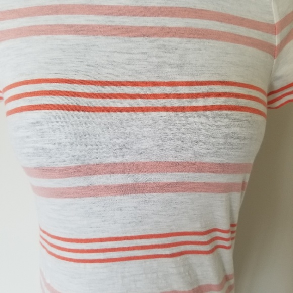Lou and Grey Pastel Striped T-shirt Dress XS - Picture 3 of 5